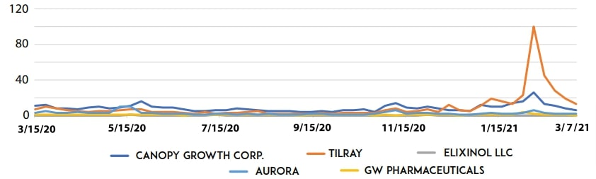 Worldwide Cannabinoid Search Trends 